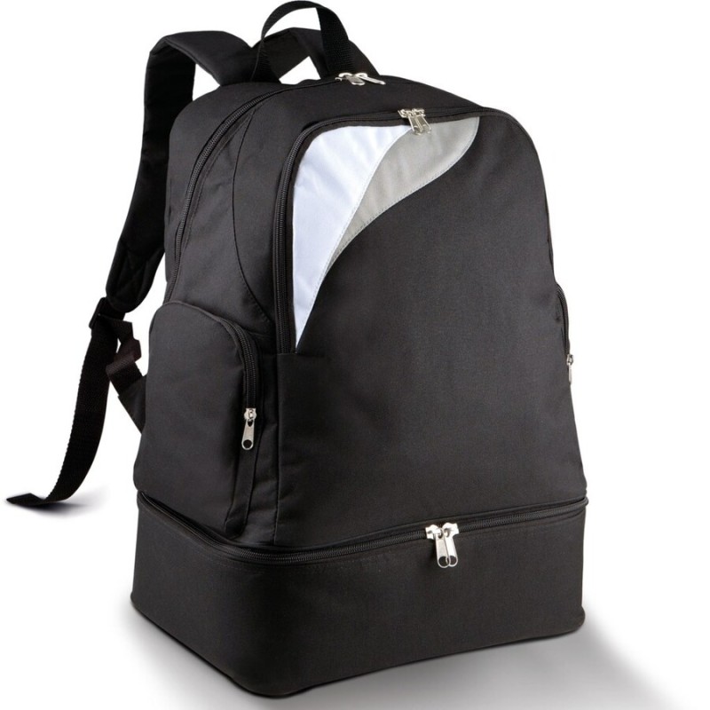 Sac à dos multisports base rigide, plusieurs poches zippées