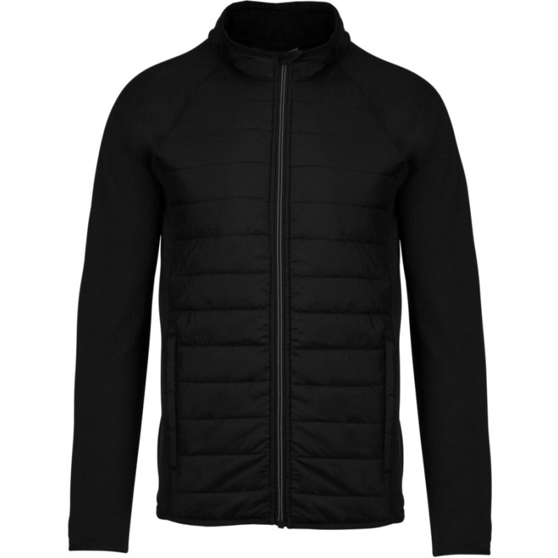 Veste de sport bi-matière ultra-confortable et déperlant