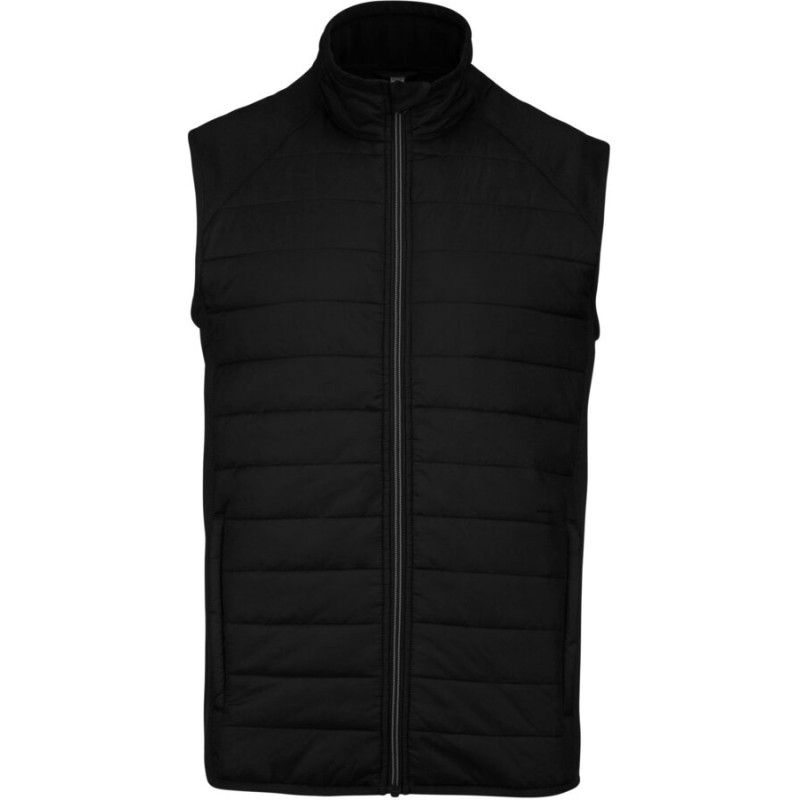 Bodywarmer de sport bi-matière ultra-confortable et déperlant