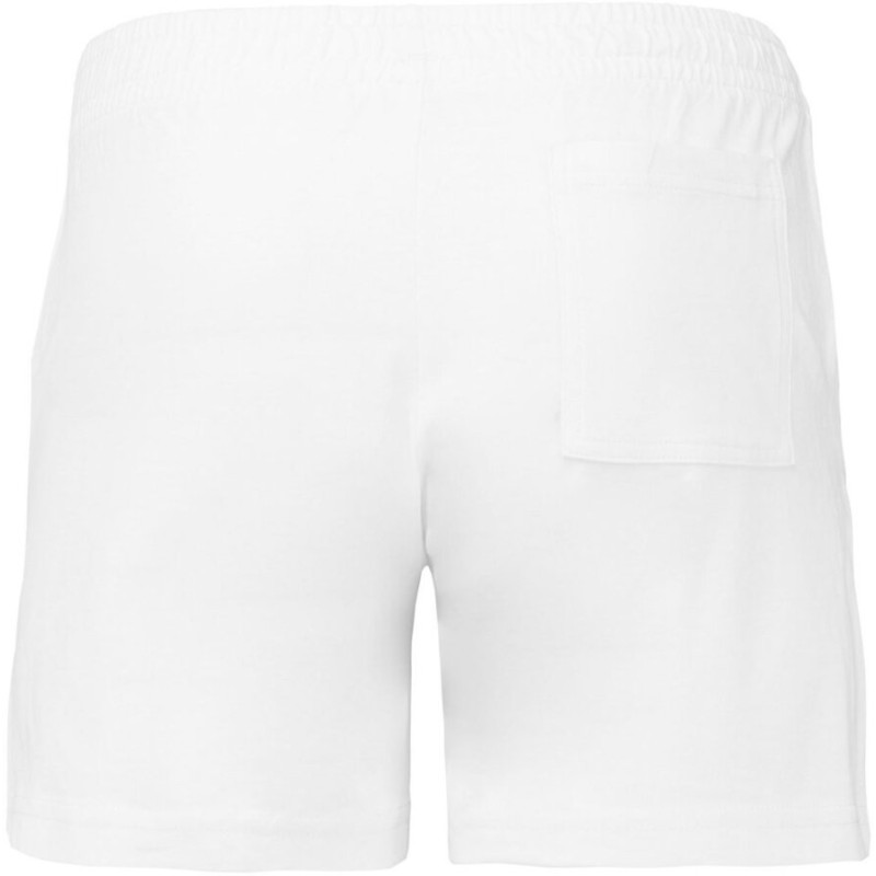 Short de sport femme en coton léger et souple, 185 g/m²