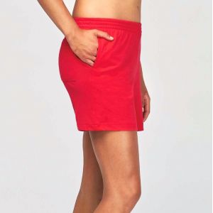 Short de sport femme en coton léger et souple, 185 g/m²