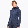 Veste de sport à capuche pour femme effet chiné, 310 g/m²