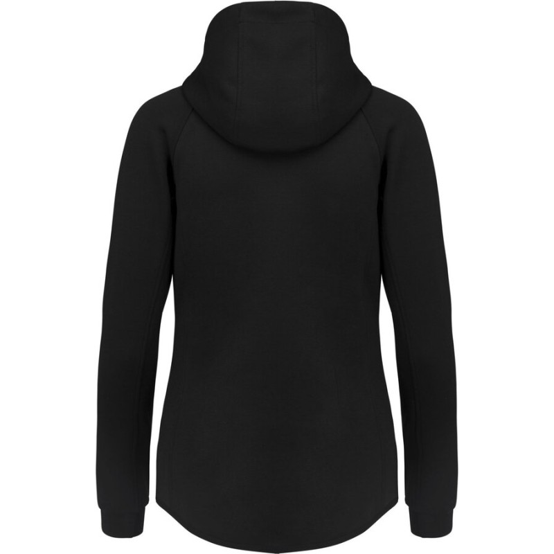 Veste de sport à capuche pour femme effet chiné, 310 g/m²