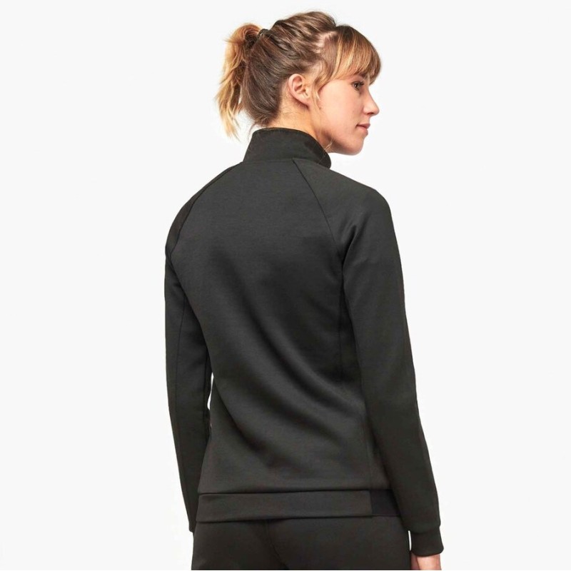 Veste de sport femme à col montant sans capuche, 310 g/m²