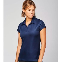 Polo respirant femme interlock cool plus à séchage rapide, 145 g/m²