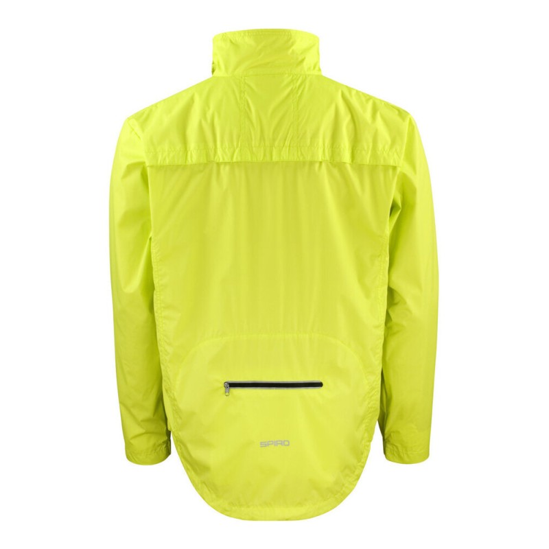 Coupe-vent de sport technique Crosslite trail & trek jaune fluo