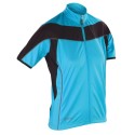 Veste de vélo femme zippée manches courtes réfléchissante, 170 g/m²