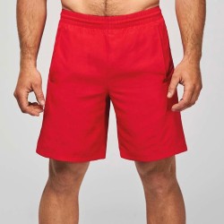 Short de sport avec poches, slip intégré en maille filet, 100 g/m²