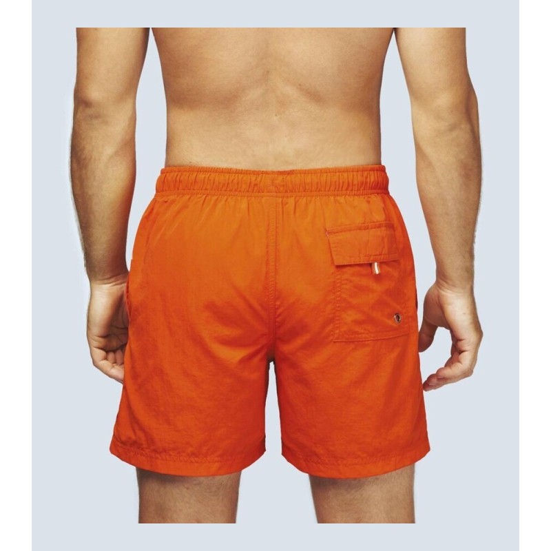 Short de bain moderne, slip intégré en maille filet, 105 g/m²