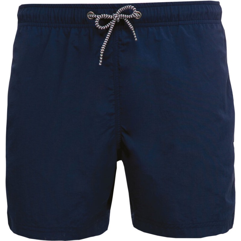 Short de bain moderne, slip intégré en maille filet, 105 g/m²