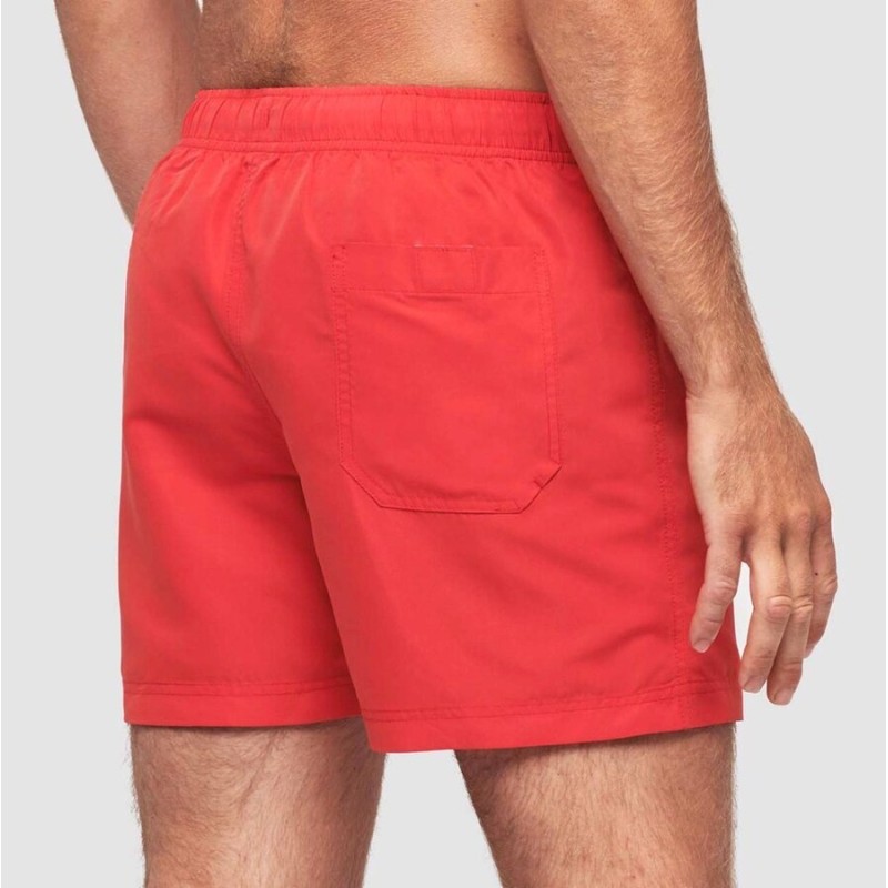 Short de bain, ceinture élastiquée avec cordon de serrage contrasté, 110 g/m²
