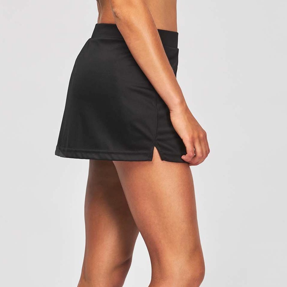SPORTKIND Jupe-Shorts de Tennis pour Fille et Femme avec Ceinture Porte-Balle Jupe de Sport Respirante avec Short intégré 