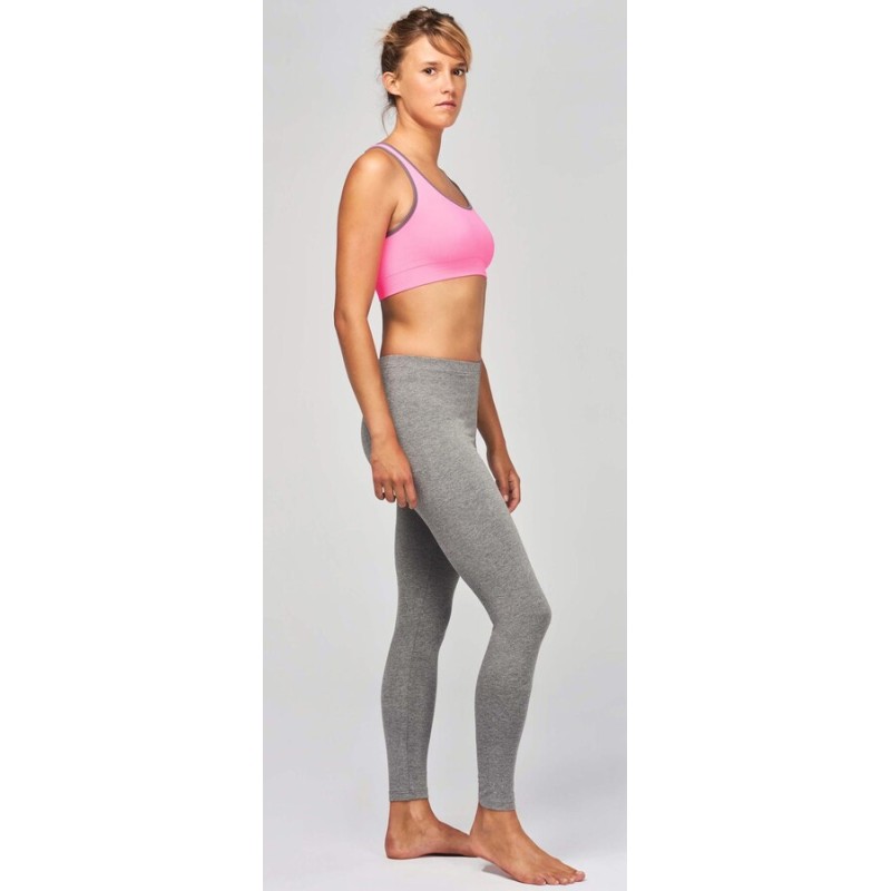 Legging femme, ceinture élastiquée, 190 g/m²