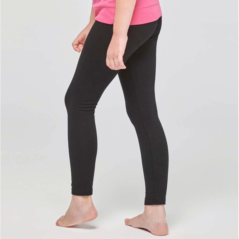 Legging enfant, ceinture élastiquée, 190 g/m²