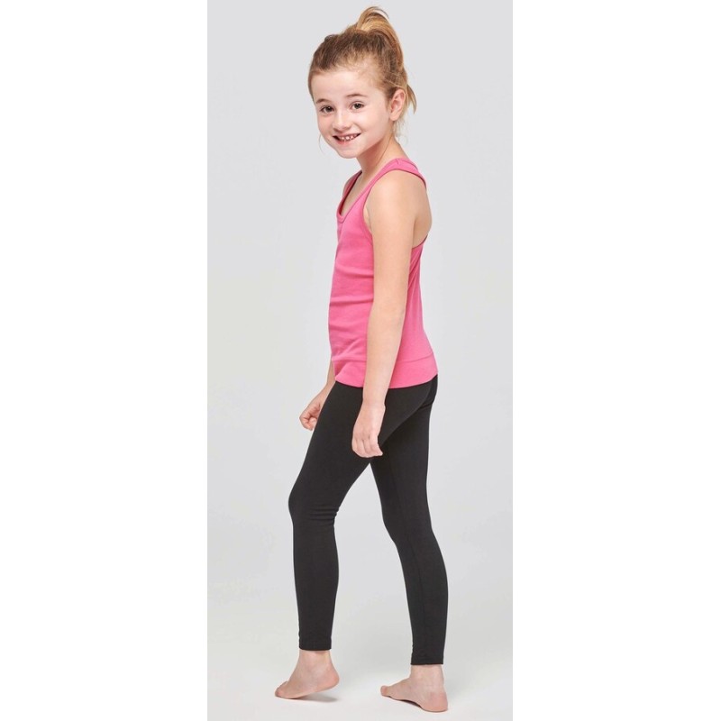 Legging enfant, ceinture élastiquée, 190 g/m²