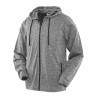 Veste sweat zippé homme à capuche léger et extensible pour faire du sport