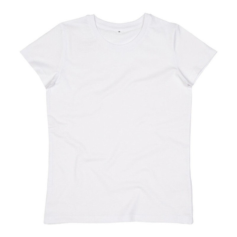 T-shirt femme moderne col rond en coton BIO, 160 g/m²