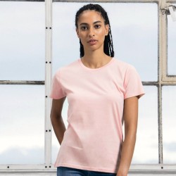 T-shirt femme moderne col rond en coton BIO, 160 g/m²