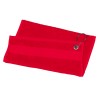 Serviette de golf en coton avec oeillet métal