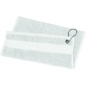 Serviette de golf en coton avec oeillet métal