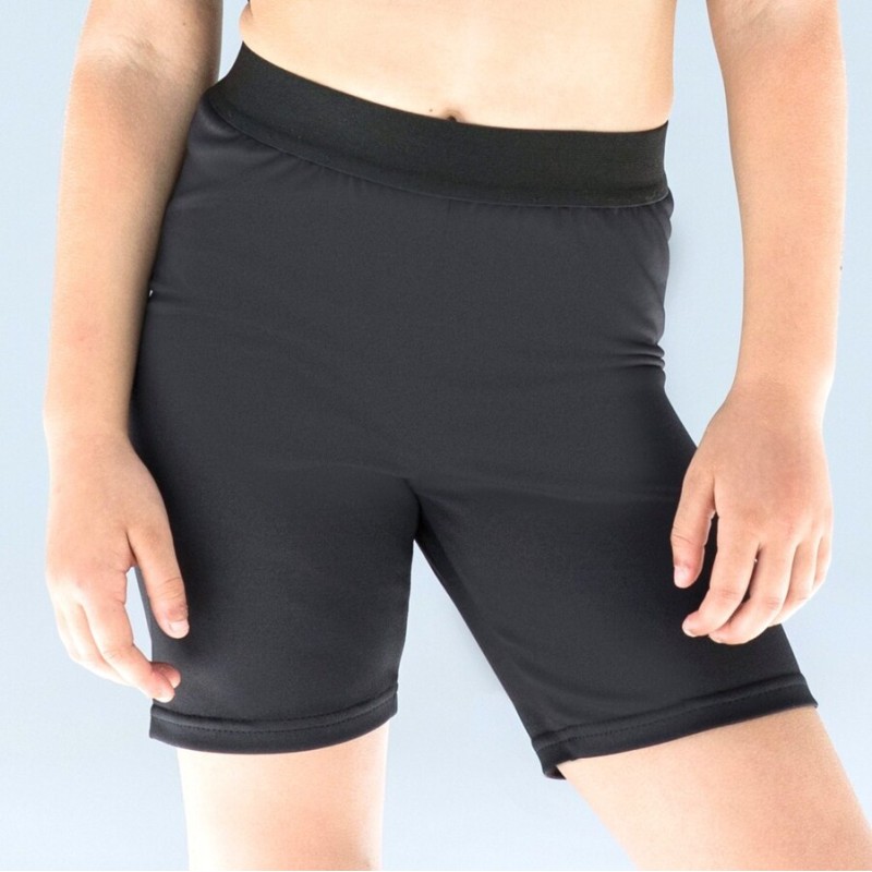 Short de sport à la mode pour enfant, ceinture élastique, 280 g/m²