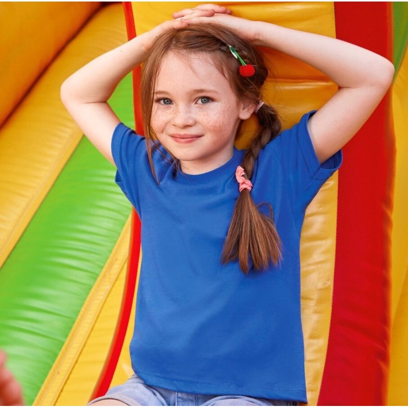 T-shirt enfant original en coton, maille fine pour l'impression, 145 g/m²