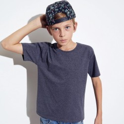 T-shirt garçon iconic en coton doux, étiquette détachable, 150 g/m²