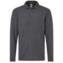 Polo enfant manches longues en polycoton, 180 g/m²