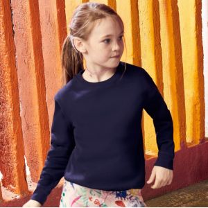 Sweat-shirt premium enfant set-in manches montées, 280 g/m²