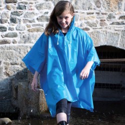 Poncho enfant, cape de pluie en PVC, imperméable et coupe-vent