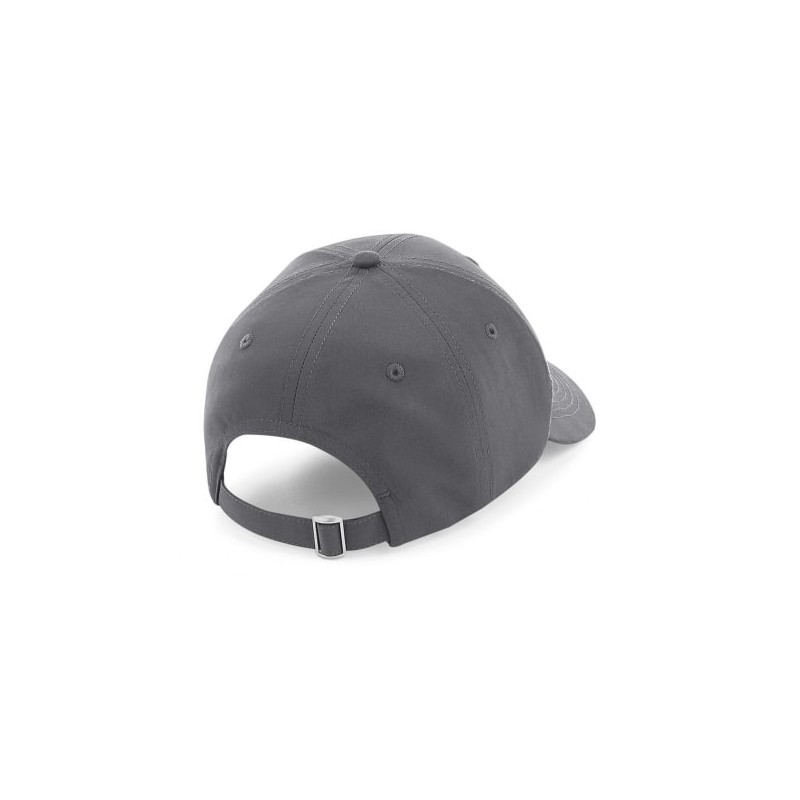 Casquette 6 panneaux en polyester recyclé, visière préformée