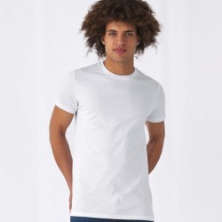 T-shirt homme col rond, manches courtes, coton 145 g/m²