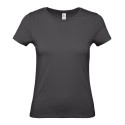 T-shirt femme coton col rond, manches courtes, 145 g/m²