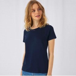 T-shirt femme coton col rond, manches courtes, 145 g/m²