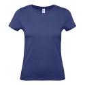T-shirt femme coton col rond, manches courtes, 145 g/m²