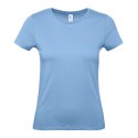 T-shirt femme coton col rond, manches courtes, 145 g/m²