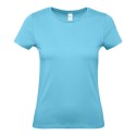 T-shirt femme coton col rond, manches courtes, 145 g/m²
