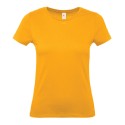 T-shirt femme coton col rond, manches courtes, 145 g/m²