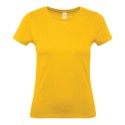T-shirt femme coton col rond, manches courtes, 145 g/m²