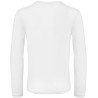 T-shirt homme manches longues en coton bio sans étiquette, 140 g/m²