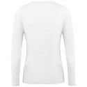 T-shirt femme manches longues en coton bio sans étiquette, 140 g/m²