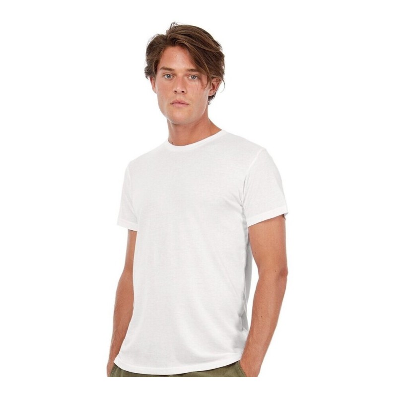 T-shirt homme col rond tri-blend doux et respirant, 130 g/m²