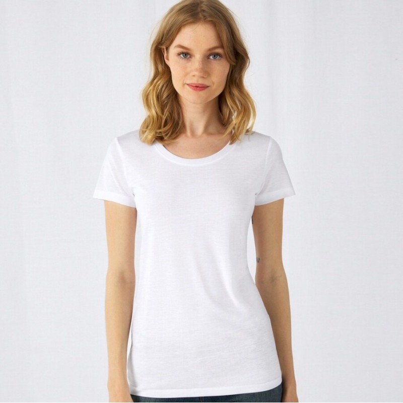 T-shirt femme sublimable moderne et doux de haute qualité, 140 g/m²