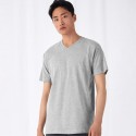 T-shirt col V manches courtes en coton doux ringpsun, 145 g/m²