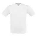 T-shirt col V manches courtes en coton doux ringpsun, 145 g/m²