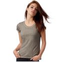 T-shirt femme effet denim teinté à froid en coton ringspun, 145 g/m²