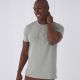 T-shirt homme col rond sans étiquette, coton bio ringspun, 140 g/m²
