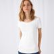 T-shirt femme slub sans étiquette, coton bio ringspun, 120 g/m²