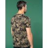 T-shirt homme camouflage manches courtes sans étiquette, 140 g/m²