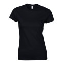 T-shirt femme manches courtes en coton ringspun softstyle, 150 g/m²